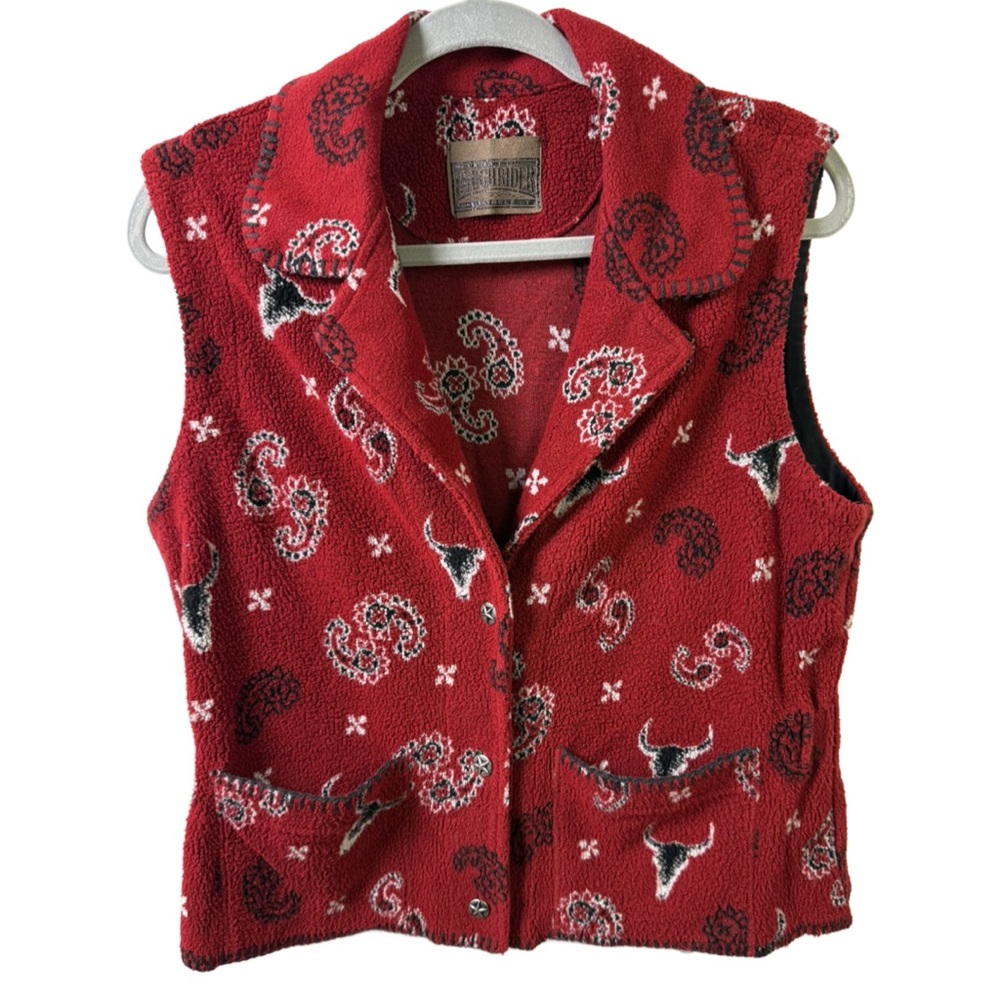 Roughrider Vintage Patterned Vest